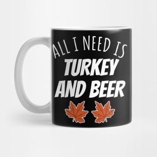 Turkey And Beer Mug